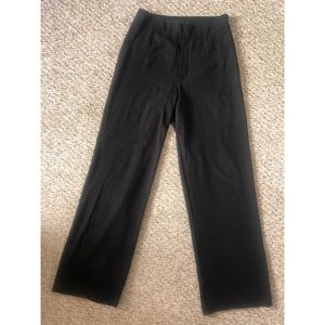 High rise wide pants